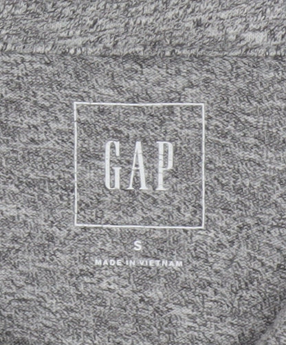 Gap Men’s Grey Marl Polo Shirt Size S Short Sleeve Cotton Blend