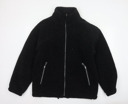 Country Trader Men’s Black L Fleece Full Zip Lined Jacket