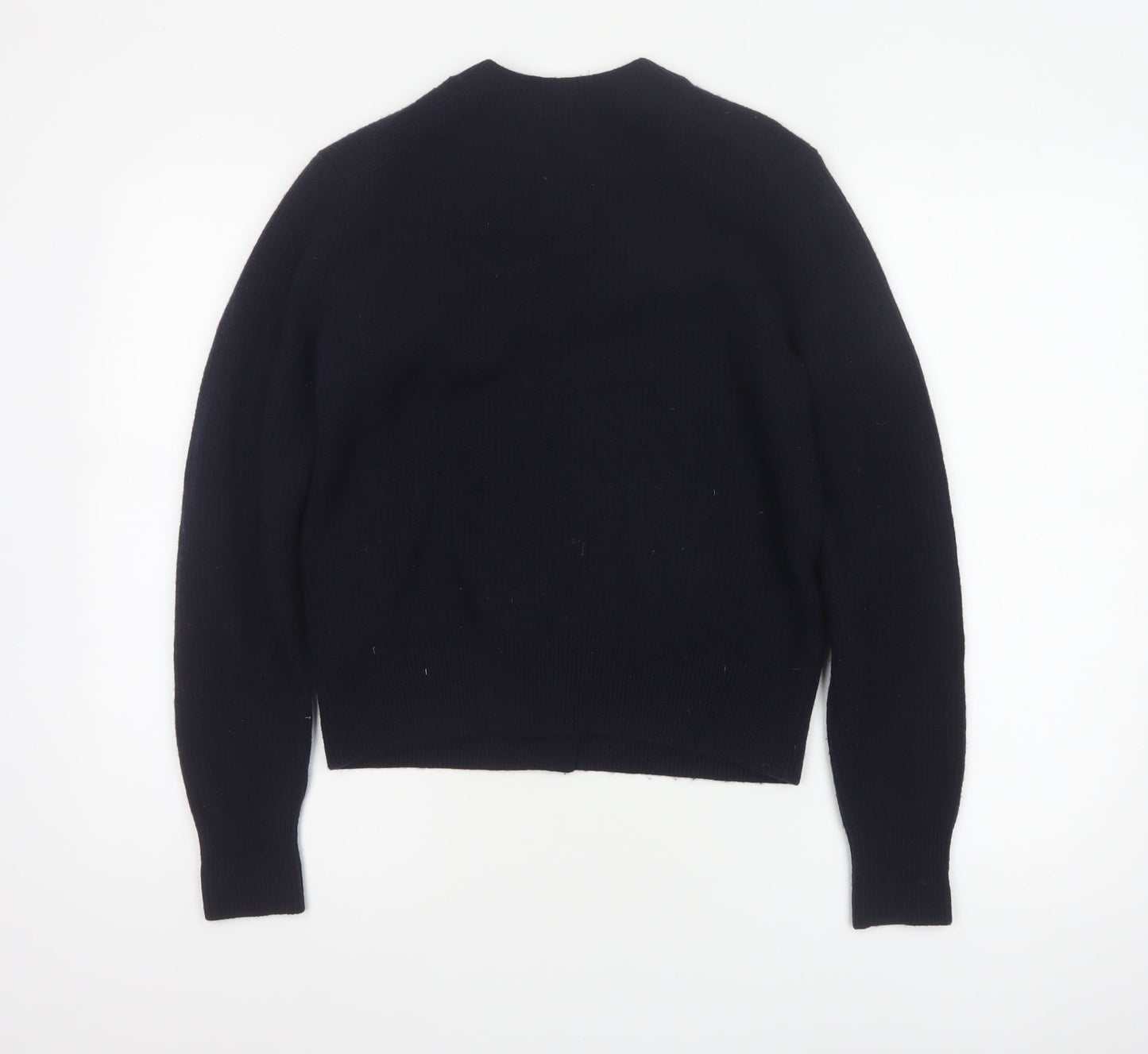 Comptoir des Cotonniers Women Black XS Wool Button Cardigan