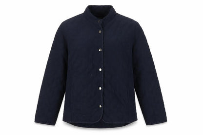 P.G.FIELD Men’s Blue M Quilted Padded Snap Jacket Outdoor