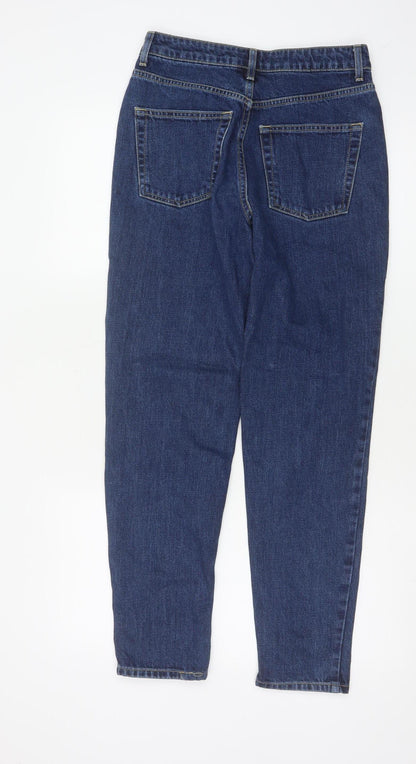 Topshop Moto Women’s Blue UK 8 High Rise Mom Jeans W26 L32