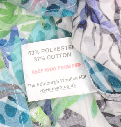 Isle Collection Women Multicoloured UK 16 Floral 3/4 Sleeve Shirt