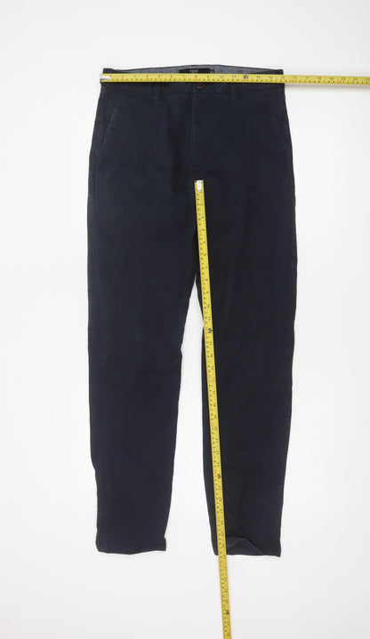 Next Men’s Black 30in Slim Fit Chino Trousers 31in Leg