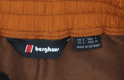 Berghaus Women’s Brown Fleece Joggers Size S Drawstring Cuffed