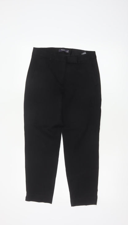 Marks and Spencer Women Black UK 8 The Mia Slim Tapered Trousers