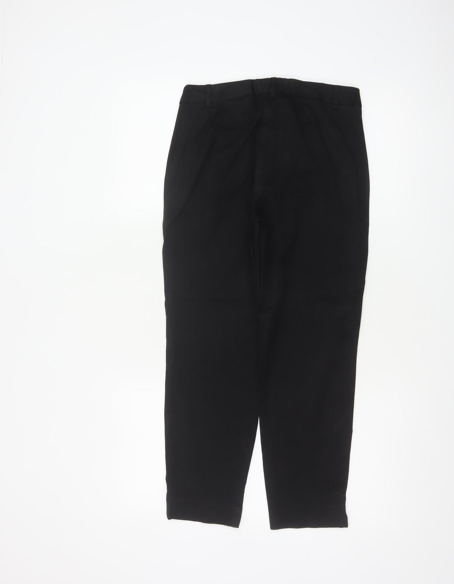 Marks and Spencer Women Black UK 8 The Mia Slim Tapered Trousers