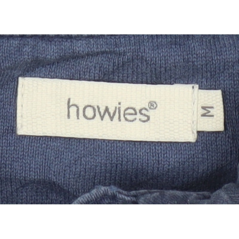Howies Men's Blue M Long Sleeve Collared Polo Shirt