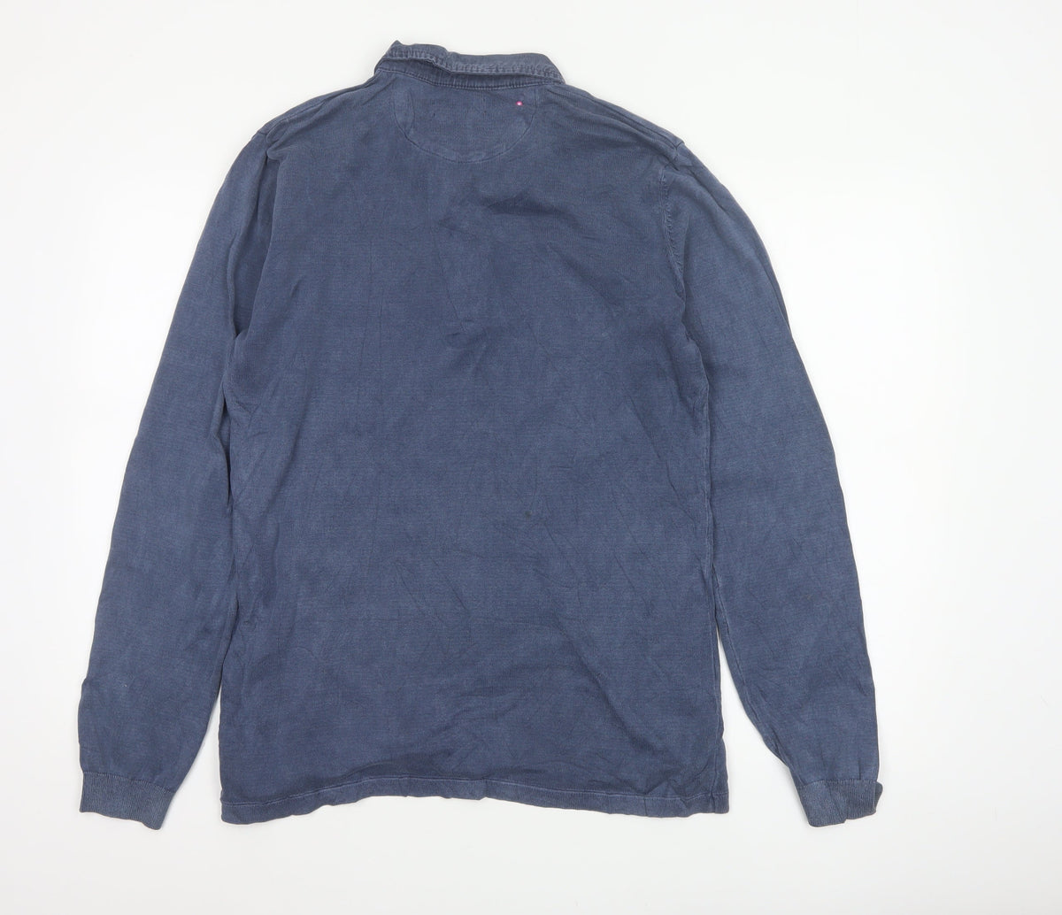 Howies Men's Blue M Long Sleeve Collared Polo Shirt