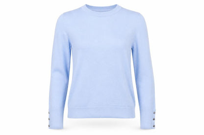 Hobbs Women’s Blue XS Cashmere Blend Crew Neck Knit Jumper