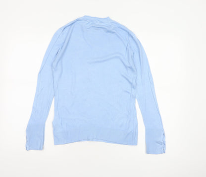 Hobbs Women’s Blue XS Cashmere Blend Crew Neck Knit Jumper