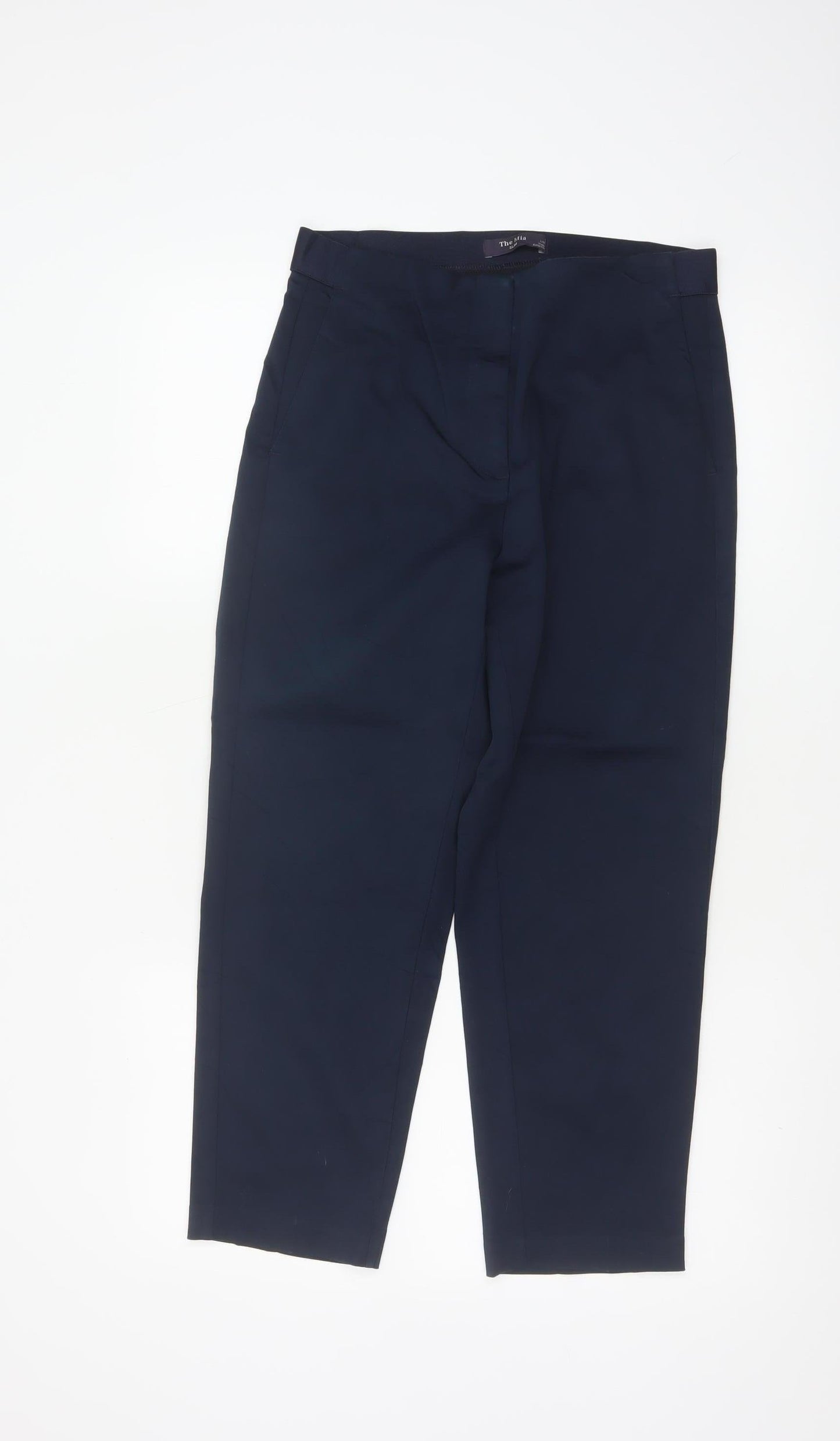 Marks and Spencer Women’s Navy UK 10 Tailored Straight Trousers