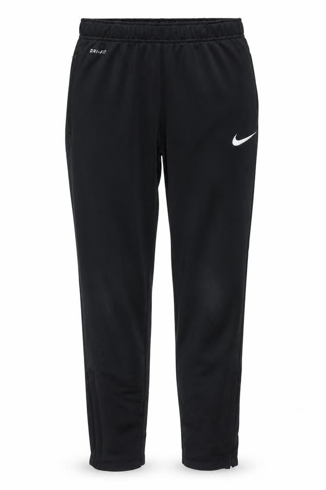Nike Men Black M Dri-FIT Track Pants Jogger Tapered Zip Pockets