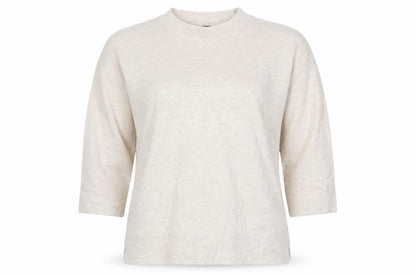 Front view of Principles Ben de Lisi Women Ivory, size 12, Mock Neck Knit Jumper
