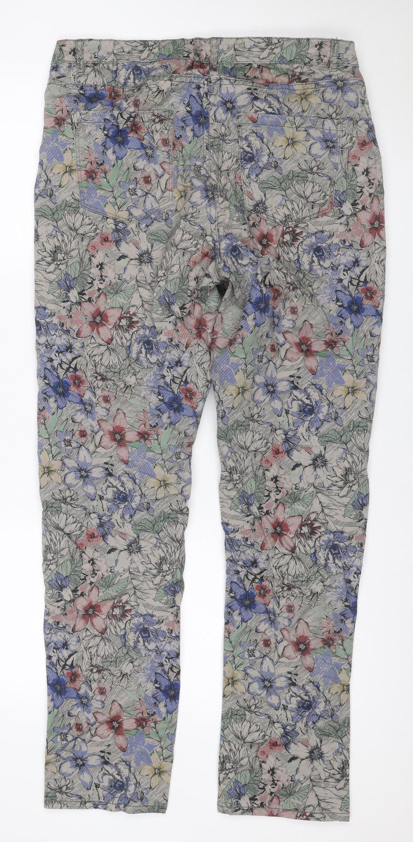 Esmara Women’s Multicoloured Floral Skinny Stretch Jeans UK 16