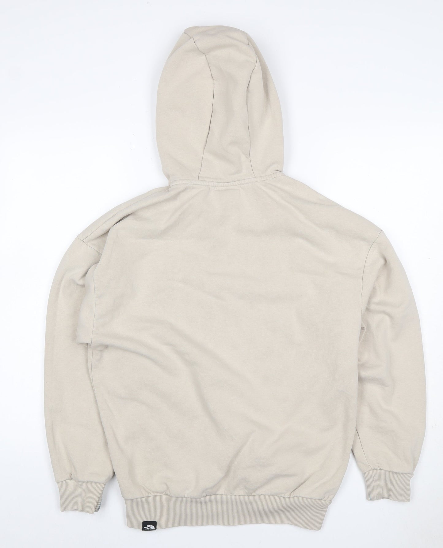 The North Face Women's Beige M Pullover Hoodie Logo Hooded