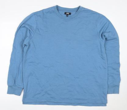 Jacamo Men’s Blue XL Crew Neck Pullover Sweatshirt Fleece