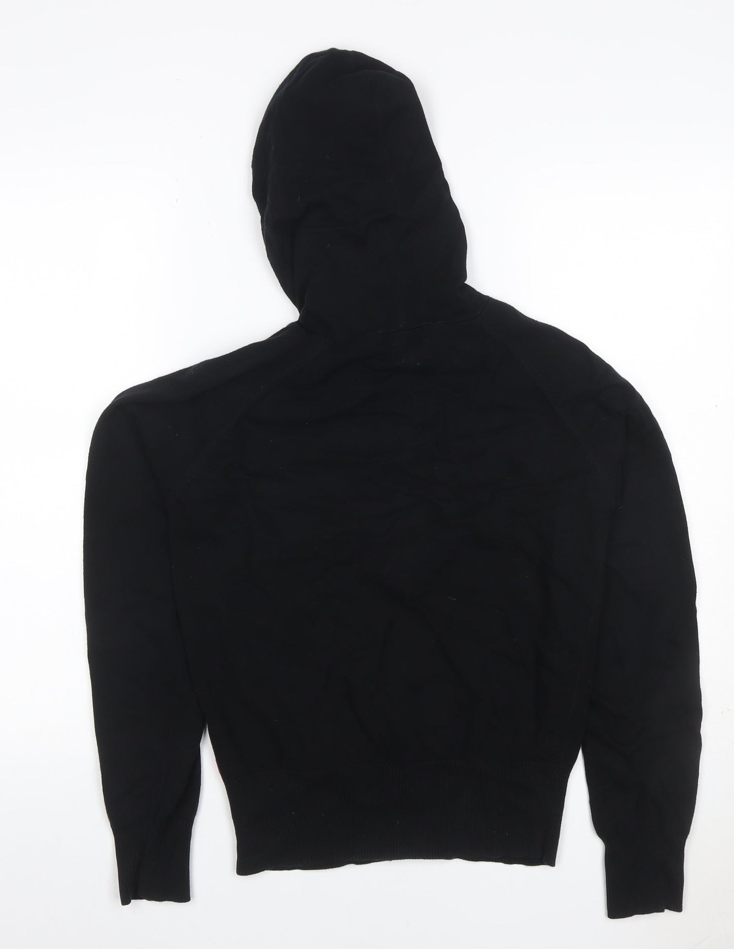 Pineapple Women Black Size 14 Full Zip Hooded Logo Hoodie