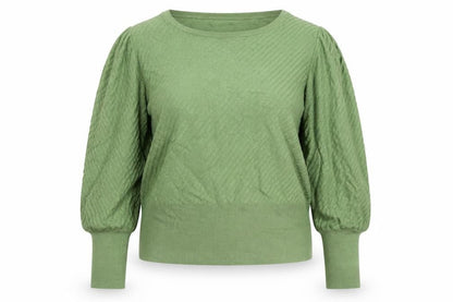 Marks and Spencer Women’s Green Size 20 Cable Knit Cotton Jumper