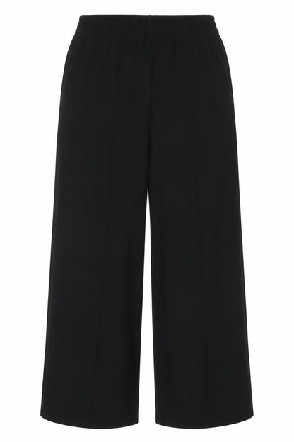 M&S Women’s Black Size 12 Elastic Waist Straight Work Trousers