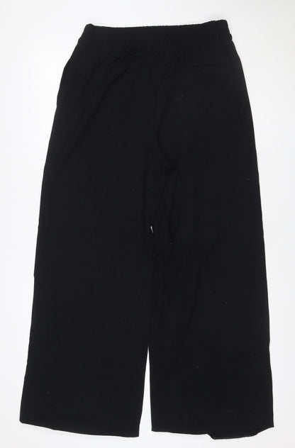 M&S Women’s Black Size 12 Elastic Waist Straight Work Trousers