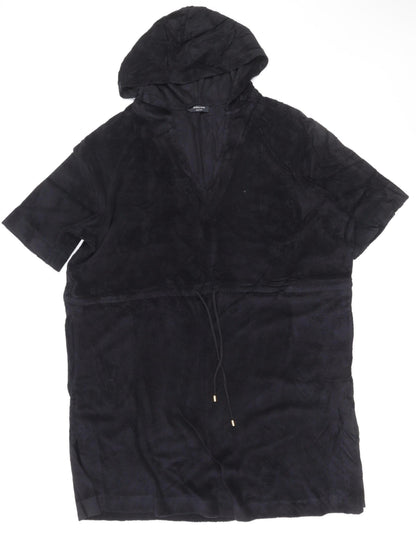JD Williams Women’s Black S Hooded Long Sleeve Shift Dress
