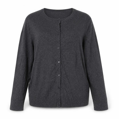 Gap Women’s Grey XL Cotton Button Front Cardigan Long Sleeve Knit