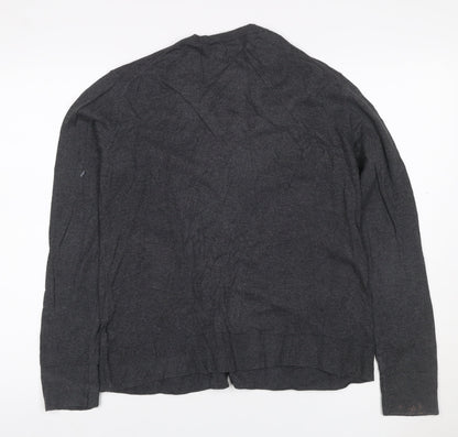 Gap Women’s Grey XL Cotton Button Front Cardigan Long Sleeve Knit