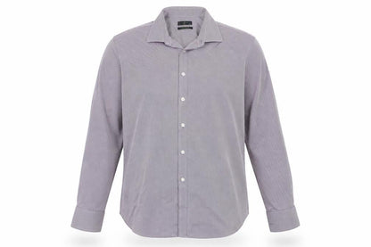 Jasper Conran Men Purple Striped 18.5 Slim Fit Cotton Shirt