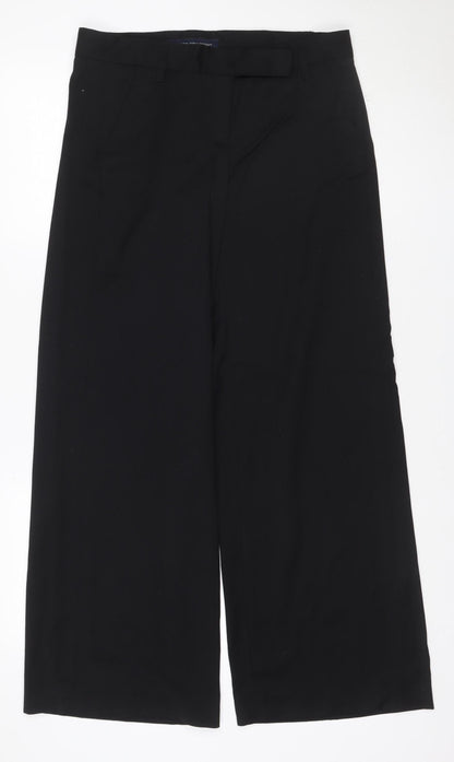 French Connection Women’s Black UK 10 Wool Tailored Straight Trousers