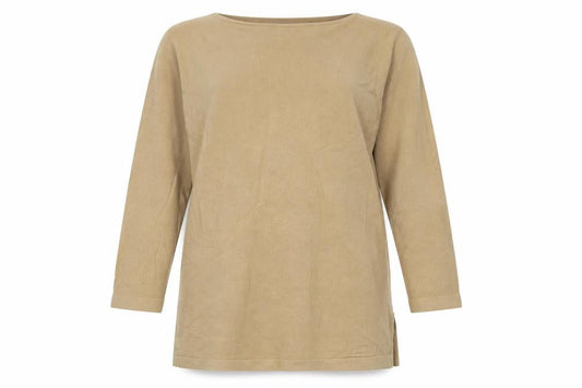 Dalkeith Women’s Beige UK 20 Scoop Neck Longline Tunic Jumper