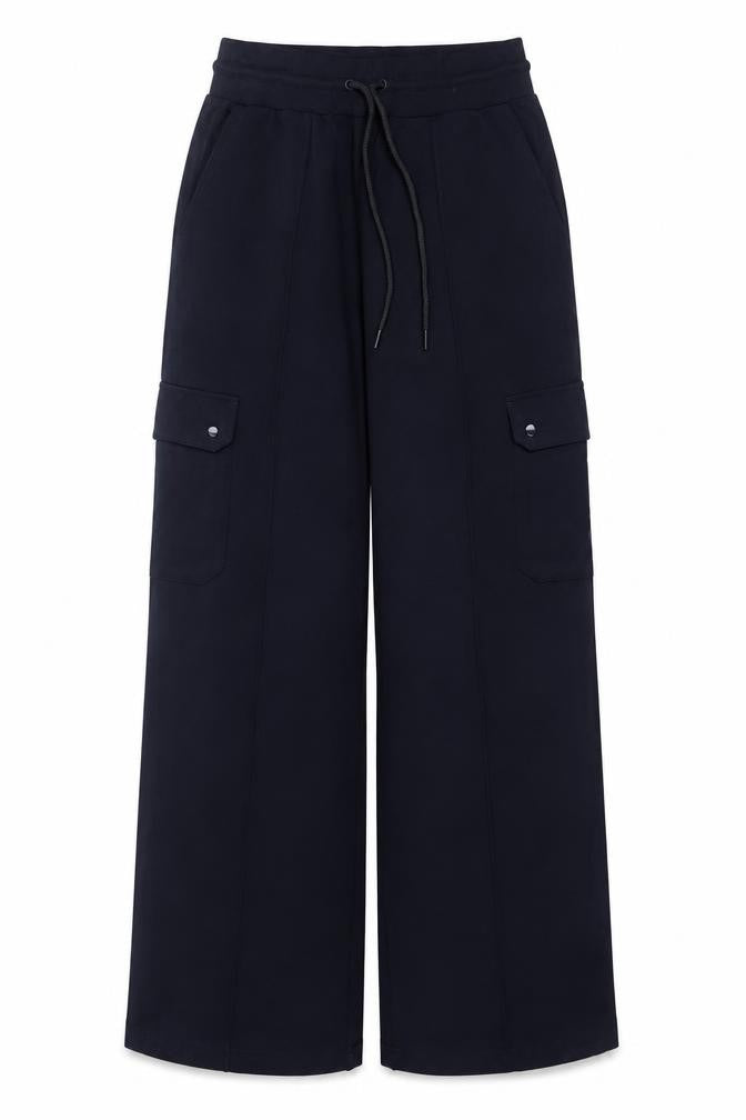 Marks and Spencer Women Blue Size 10 Cargo Drawstring Trousers