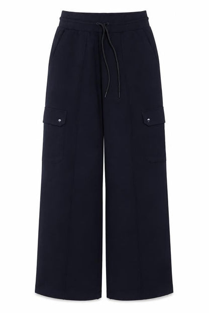 Marks and Spencer Women Blue Size 10 Cargo Drawstring Trousers