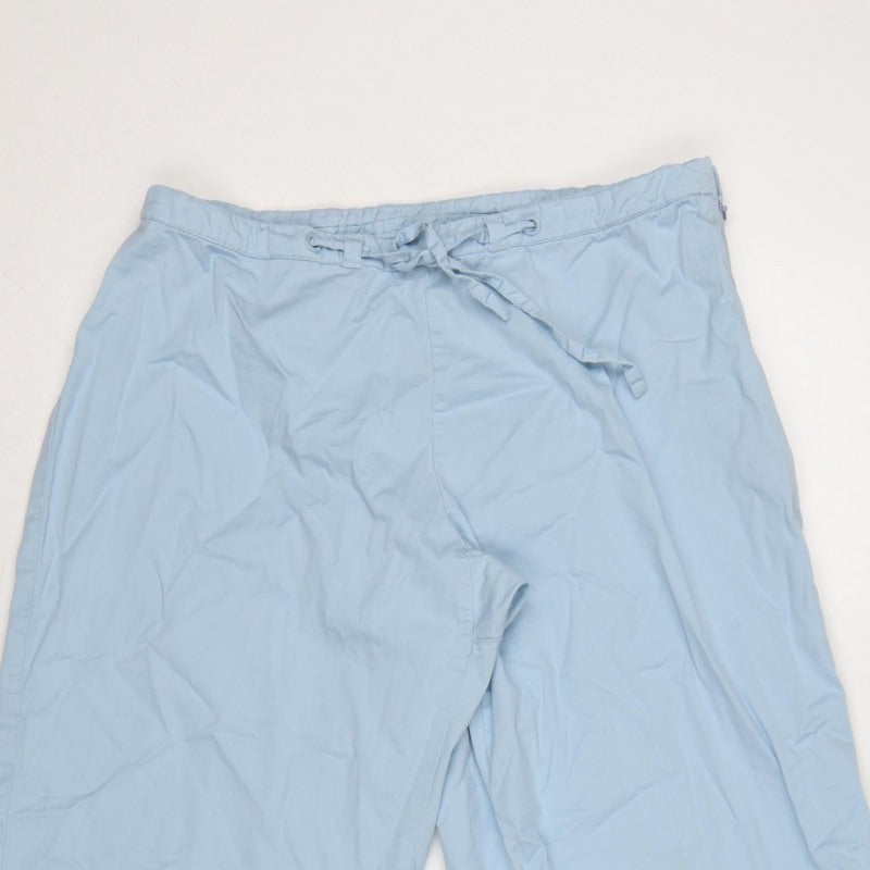 Nike Women Blue UK 14 Capri Activewear Running Trousers Drawstring