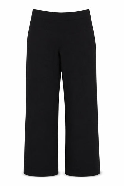 Zara Women’s Black L High Rise Wide Leg Dress Trousers
