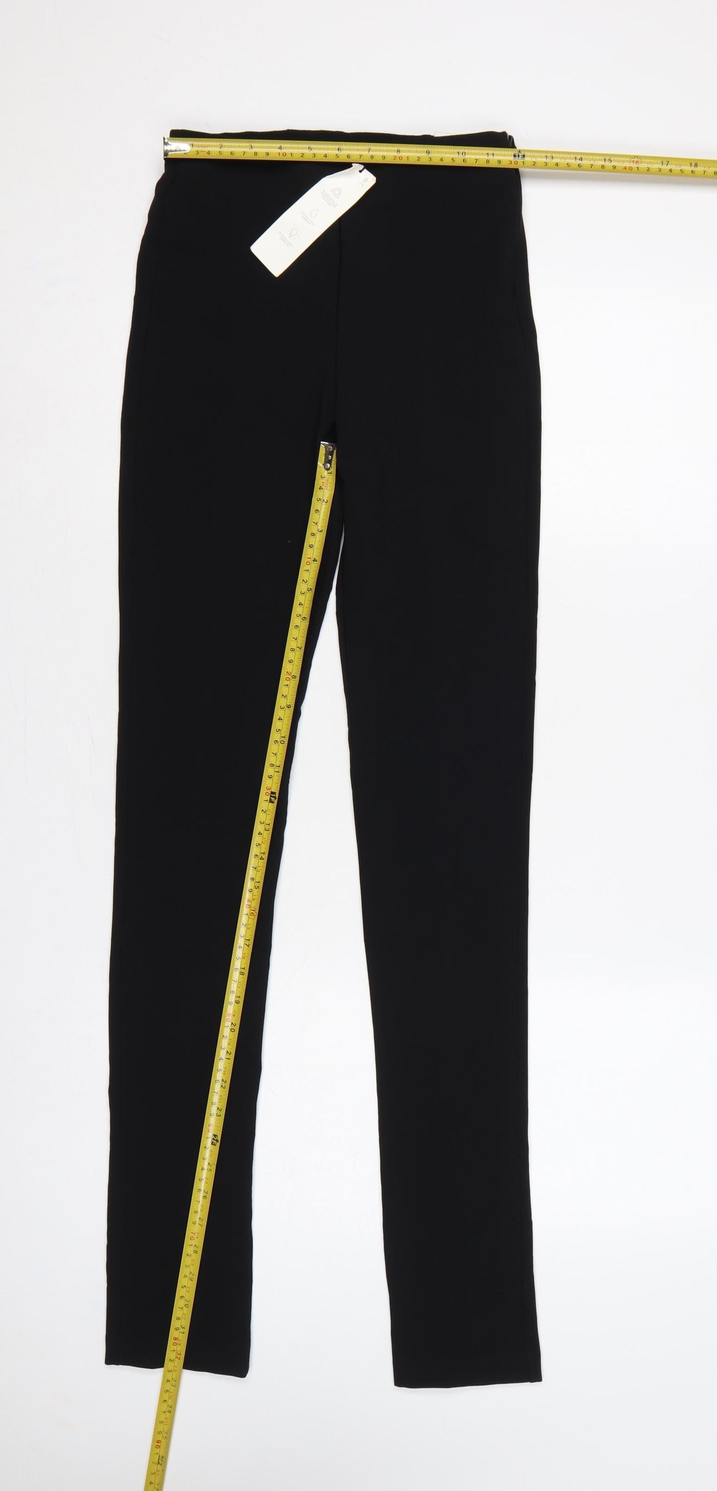 Zara Women’s Black XS High Rise Stretch Leggings NWT