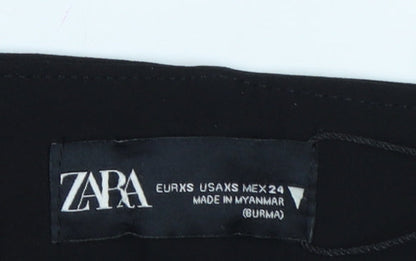 Zara Women’s Black XS High Rise Stretch Leggings NWT