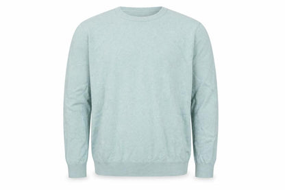 Marks & Spencer Men Green L Pure Cotton Crew Neck Pullover Jumper