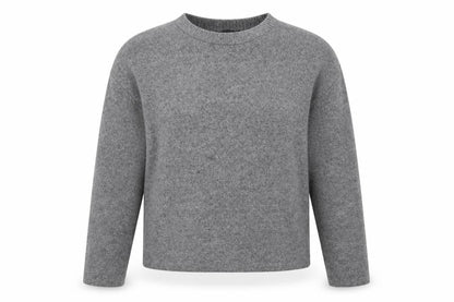 Zara Women’s Grey Size S Crew Neck Knit Relaxed Pullover Jumper