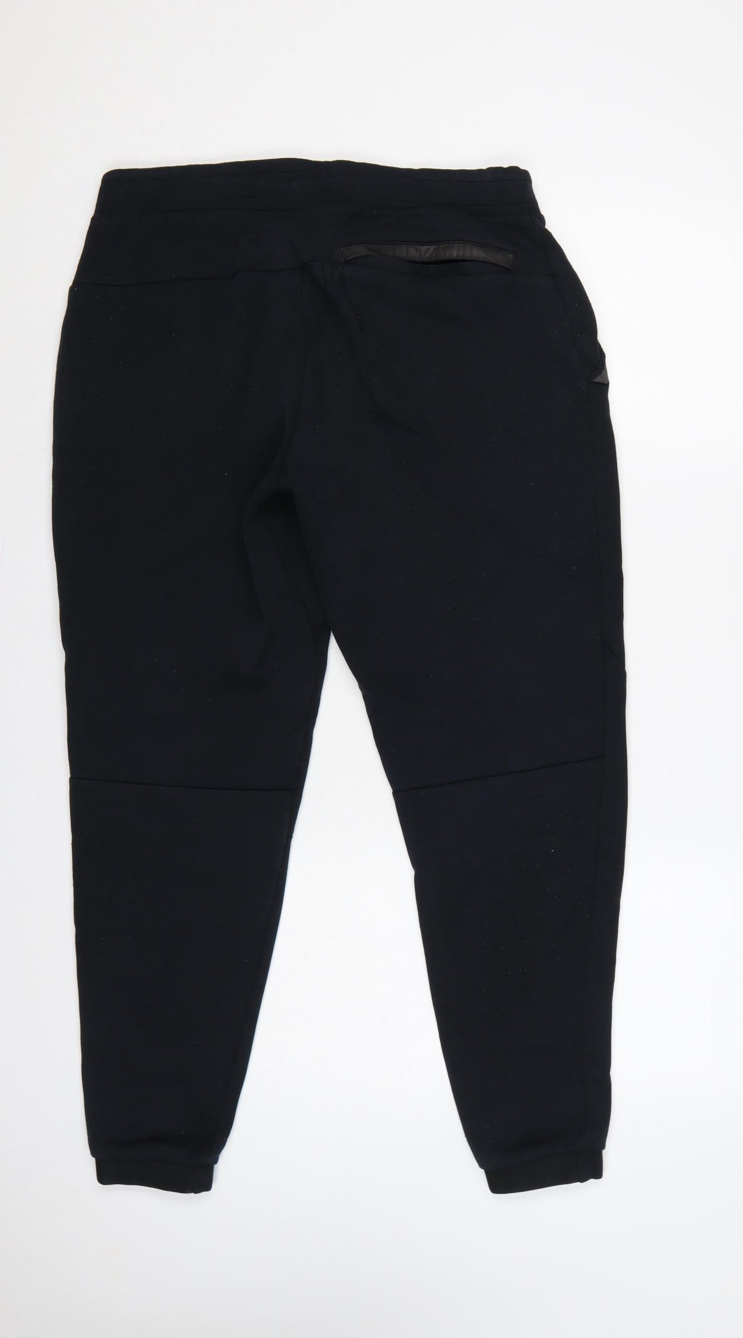 New Balance Men's Black M Jogger Trousers Tapered Drawstring Logo