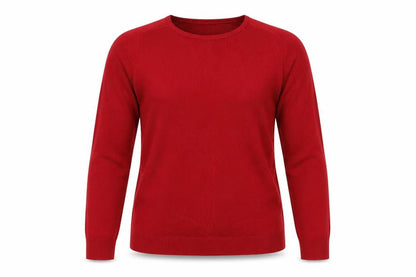 Marks & Spencer Women Red Size 14 Scoop Neck Knit Pullover Jumper