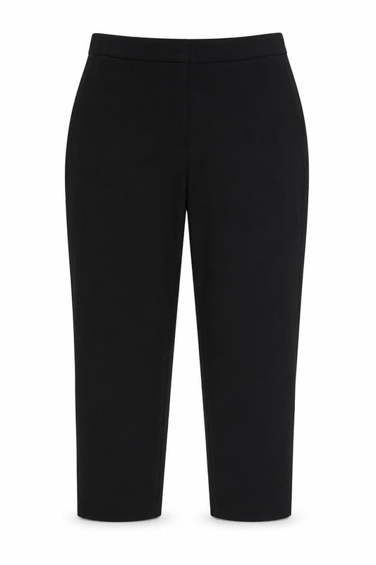 Jaeger Women’s Black UK 12 Straight Leg Stretch Dress Trousers