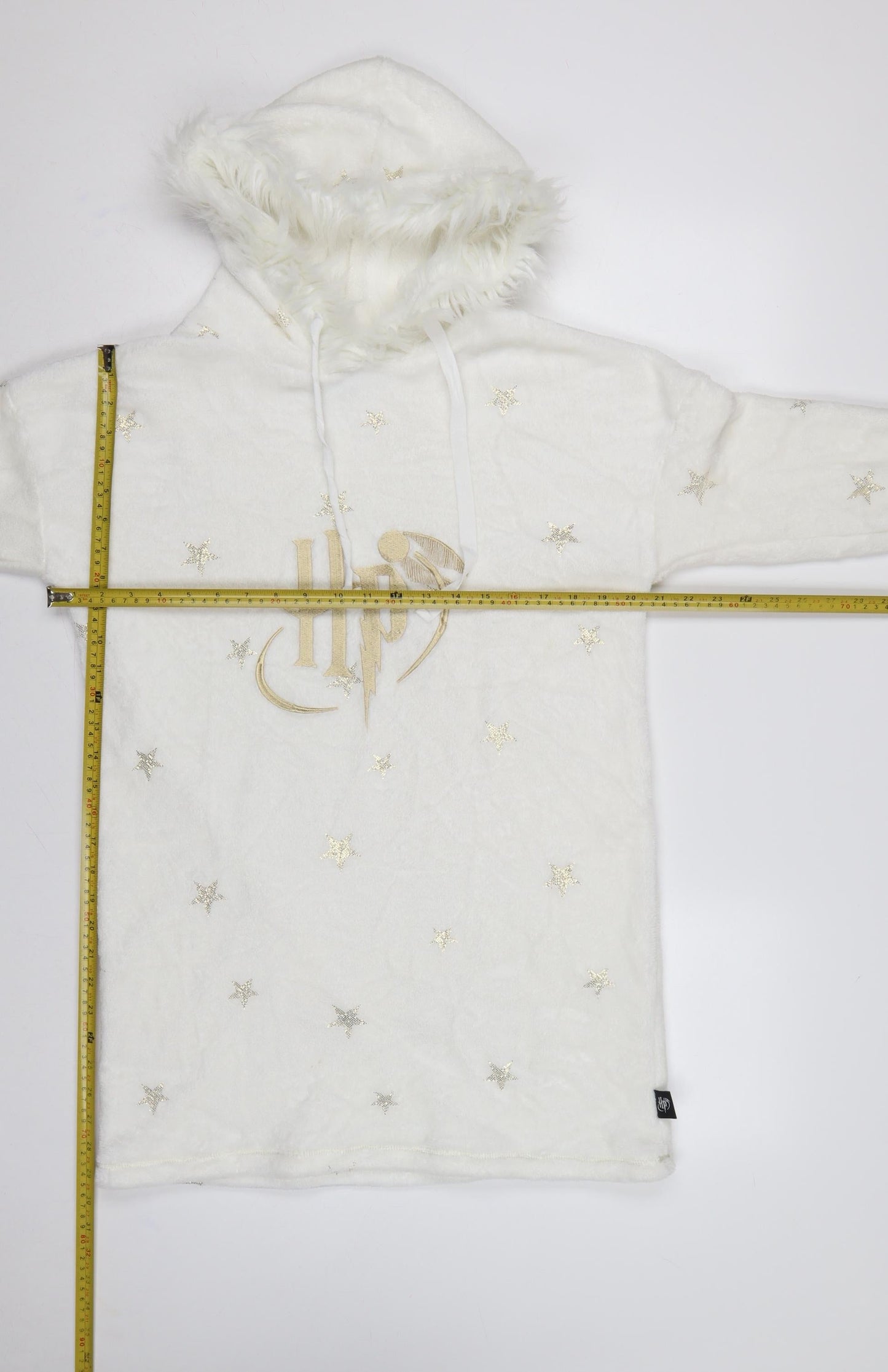 Tu Teens White S Harry Potter Hooded Star Fleece Pyjama Top