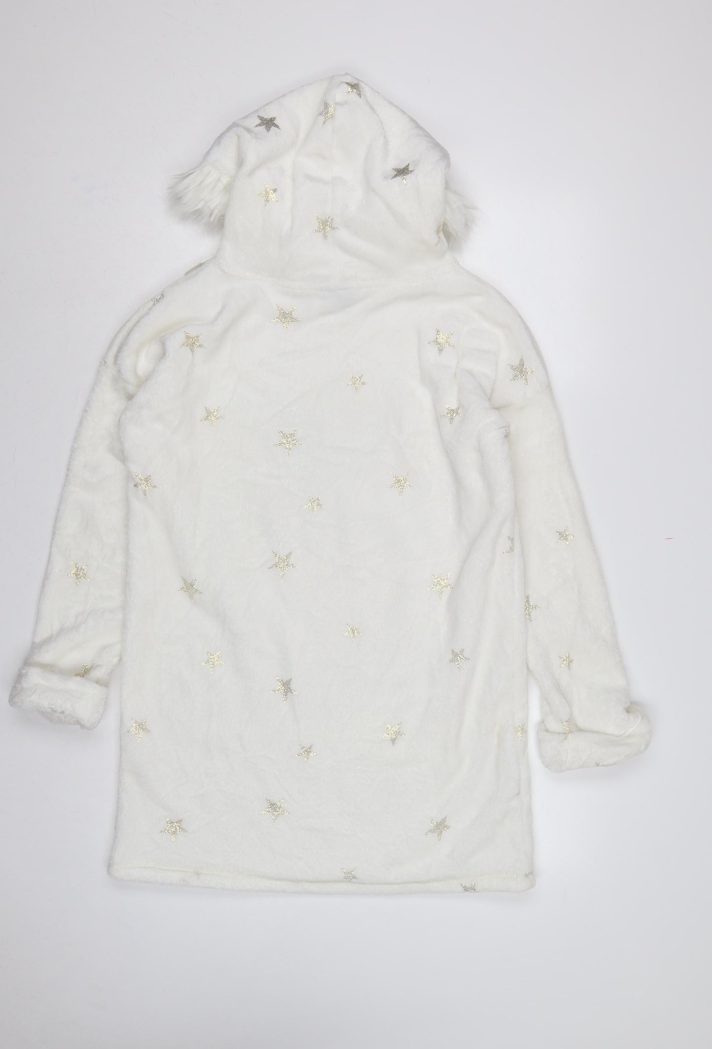 Tu Teens White S Harry Potter Hooded Star Fleece Pyjama Top