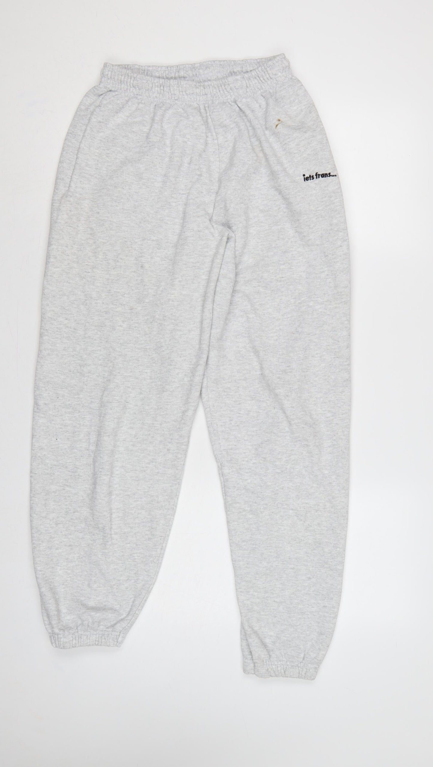 iets frans... Women Grey S Petite Cuffed Sweatpants Joggers