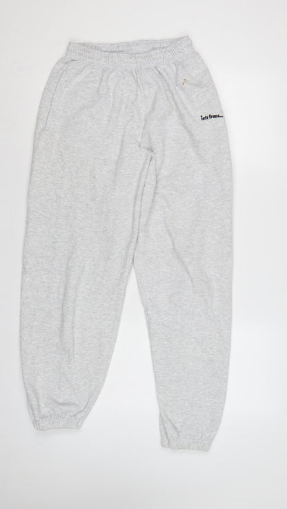 iets frans... Women Grey S Petite Cuffed Sweatpants Joggers