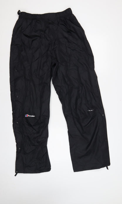 Berghaus Men’s Black L Hydroshell Waterproof Rain Trousers 31in Leg