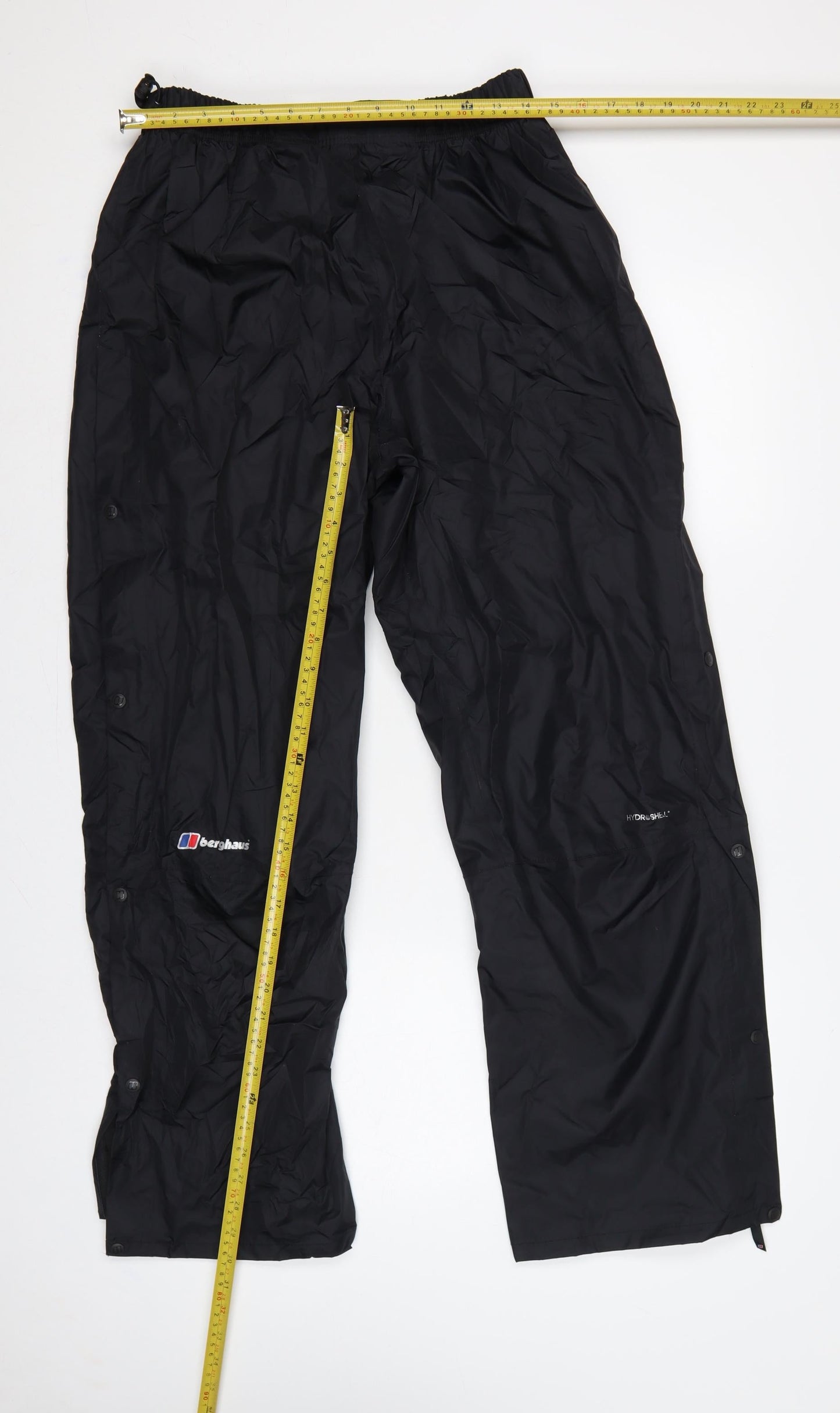 Berghaus Men’s Black L Hydroshell Waterproof Rain Trousers 31in Leg