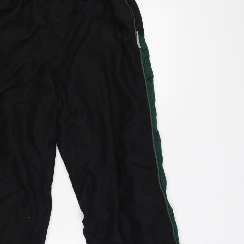 Samurai Sportswear Men’s Black Green L Snow Pants Lined Ankle Zip