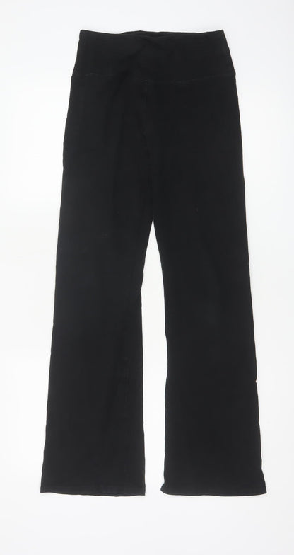 Hollister Women Black S Ultra High Rise Flared Stretch Leggings