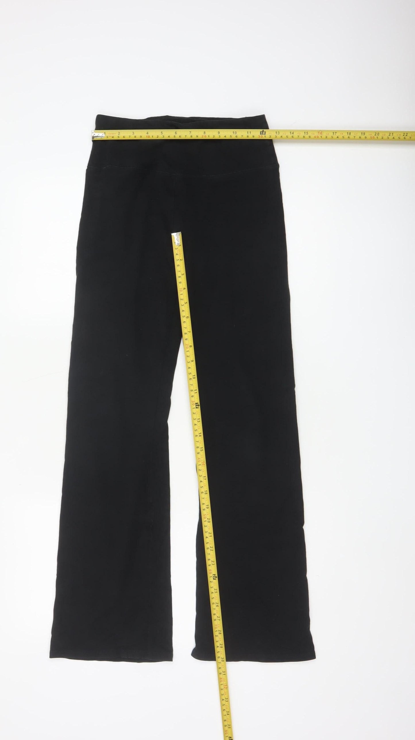 Hollister Women Black S Ultra High Rise Flared Stretch Leggings